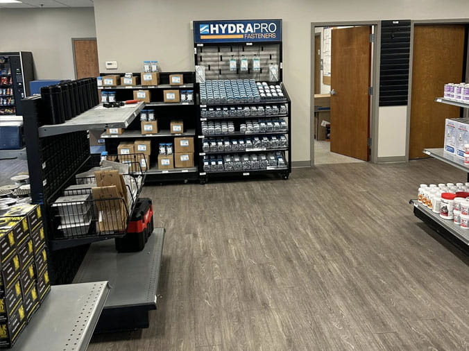 HydraPro display at Cowan Supply Forest Park