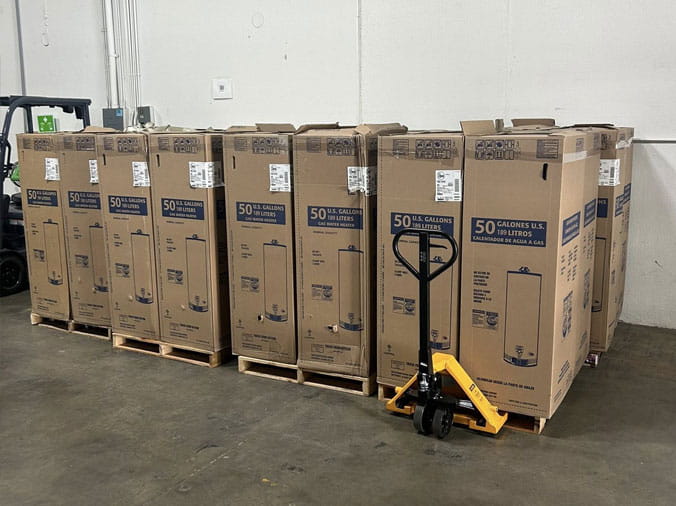 Water heaters at Cowan Supply Forest Park